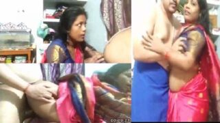 Indian Hot Bhabhi 2023 Blowjob And Doggy Style Fucking With Hubby clips watch and download free