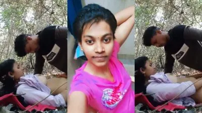 Desi49 Desi Teen School Girl Outdoor fucking with BF in Public Park