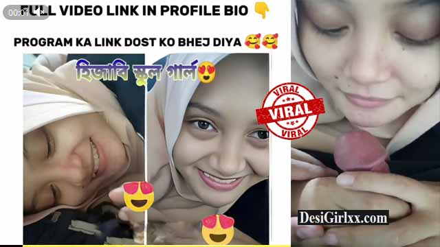 Latest Viral MMS Muslim Hijabi School Girl Sucking Boyfriend Dick Must Watch