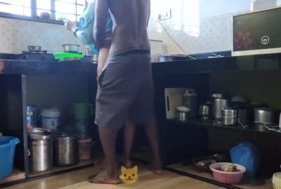 Fsiblog Desi viral mms sex video young boy fucking sexy maid in kitchen