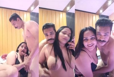 Desi Mobile MMS Porn Video Delhi Rich Sexy Milf Wife Romantic Passionate Sex with Boss in Hotel