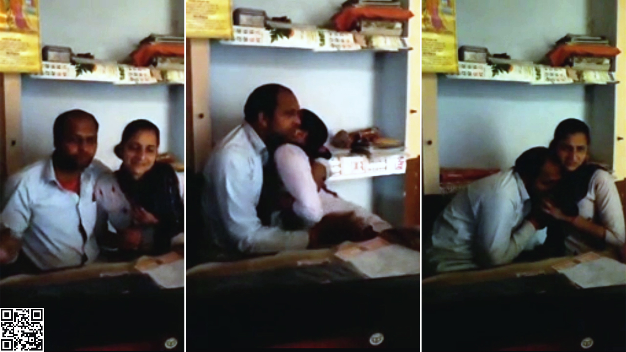 Kamababa Desi Leaked MMS Video Village School principle boobs sucking and fingering pussy of teen student