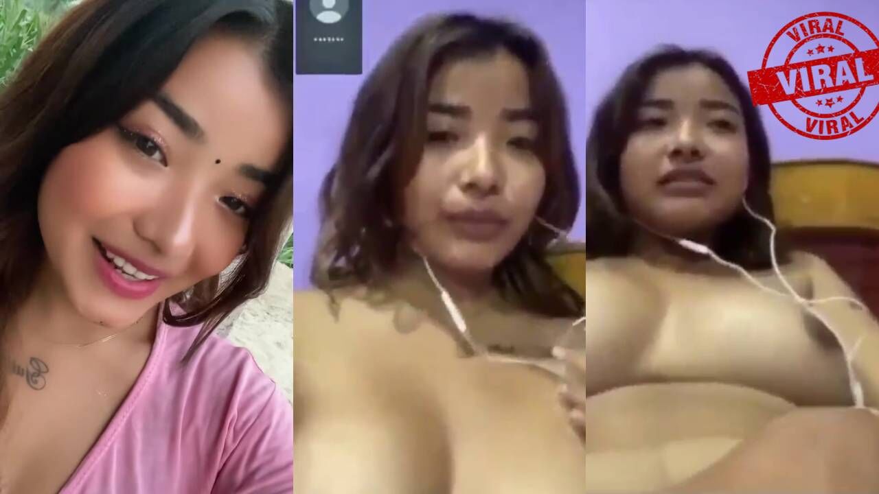 Latest trending Cute Nepali TikToker Gangu Chettri 7.2 mins viral kanda mms video