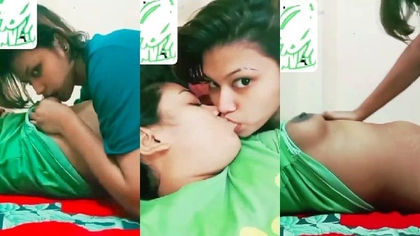 Kamababa desi xxx Lesbian Sex of Twin Sisters boobs sucking and pussy fingering