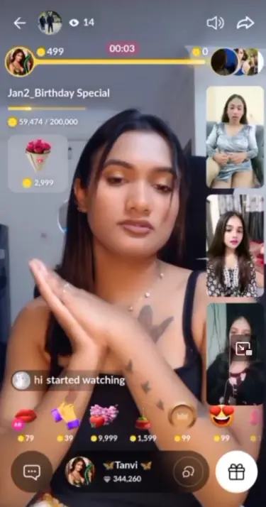 MMSmasala Tango Live Tanvi Strips Nude & Fingers Her Wet Pussy on Cam