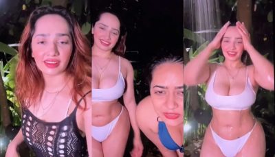 Exclusive Aditi Mistry Nude Live With Sister Outdoor Showers mms