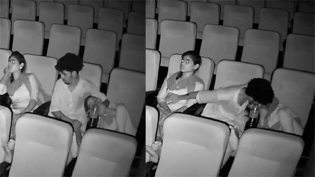 24xxx Porn mms Most Demanded Threesome Fun In Cinema Hall