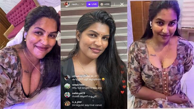 Masahub2 Hot Mallu Makeup Artist Reshma Live Chat showing big boobs for fans