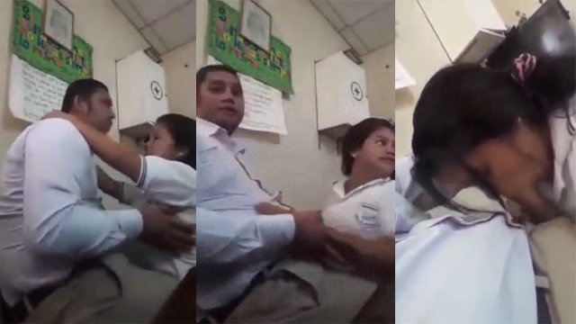 Desihub XXX Principal and Student Girl Affair in College Giving Blowjob in Office