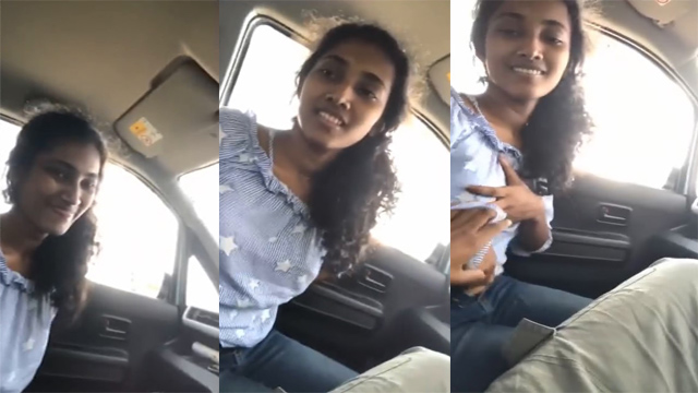 Latest Xxx sex mms Nice Shape Figure Babe Inside Car With BF Video