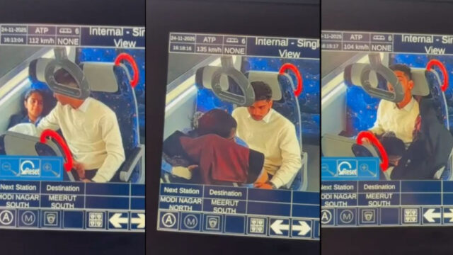 Latest Viral MMS Delhi Metro Train School Girl Blowjob and Fucking in Public with BF