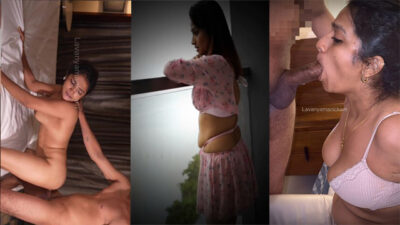 Hot Actress Lavanya Manickam Balcony Love & BJ Fucking viral video