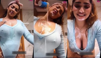 Aditi Mistry Nude Nipples Visible Play With Cream and Banana Hottest Live Video