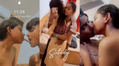 Desi Lover Romance And Kissing on Valentine day viral video