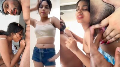 Horny Desi mms GF Stripping Giving Amazing Blowjob Nude Fucking