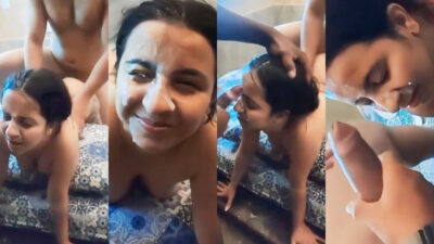 Hot sexy Girl Big ass Threesome Anal Fuck with Big Cock Getting Cum deshi porn