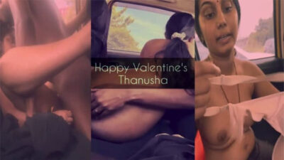 Valentines Day Unsatisfied Tamil bhabhi Having Sex In Car with Bf