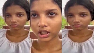 Hot school girl’s boobs sucked and pussy licked outdoor by stranger mms