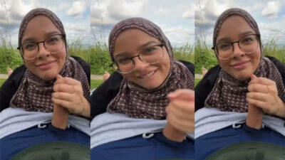 Hijabi Muslim Mom Blowjob in Public Park and Fuck in a Apartment porn mms