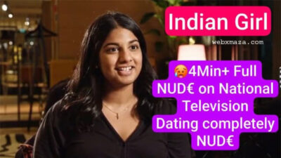 Indian Amateur NRI Girl Showing Nude Body on National Television viral mms 2026