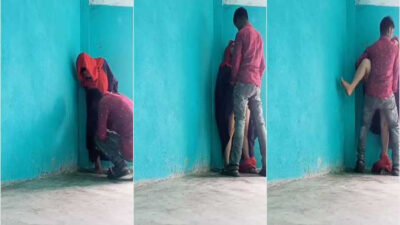 Viral mms Bangladeshi Teen Burka Girl Standing Fuck