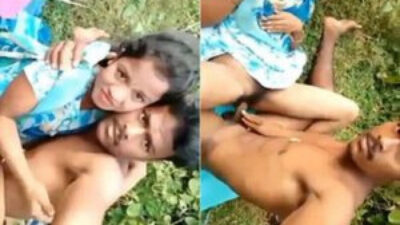 Bhojpuri xxx College Couple outdoor fucking in jungle sex mms