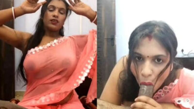 Desi mms Big Boobs Bangali Aunty Handjob and Sucking Big Cock Recorded by Husband