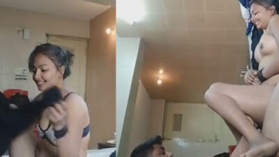 Hot college girl banged hard in Oyo room in missionary style