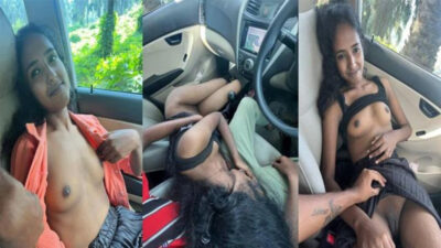 Rich Family Tamil Young Babe Secret Car Sex with Hard Moaning mms