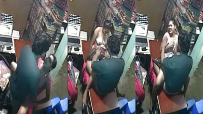 Shopkeeper Fuck Customer Sex Scandal Recorded in Cctv porn mms