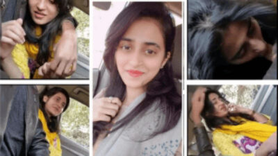 Shy Pakistani Hindu Girl in Yellow Suit Blowjob in Car Shameless porn mms