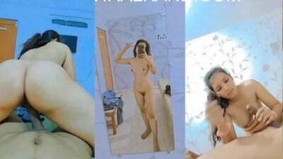 18y Teen Girlfriend Sucking Hard Cock Riding in OYO MMS