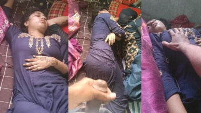 Desi Village Brother Get Horny after Watching His Sleeping Sister Big Boobs and Trying To Press