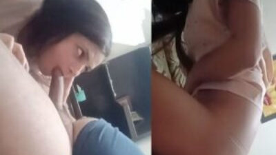 Sexy teen girl sucking her 60yo abbu dick and riding in Pakistani sex mms