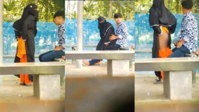 Young Muslim Girl in Burka Sucking Cock and Fucking Outdoor