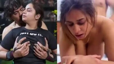 Tamil Rich milf aroused by gym trainer & fucked in his room