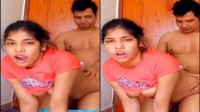 College Teen Girl Enjoy Doggy Style fucking with Neighbour Uncle for Money