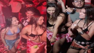 Delhi Rich Girl Drinking and Nude Threesome Sex with Strangers