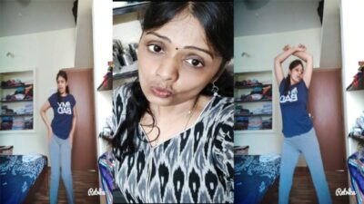 Trending mms Tamil Neighbour Sexy Horny Aunty Nude Dancing and Fucking with Young Boy