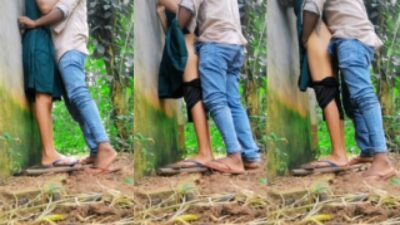 Delhi city Girl saved Pussy fucked By Village Boy in Jungle viral mms