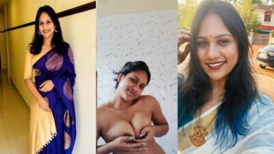 Malayalam Hot Newly Married In Saree showing full Nude Body on VC
