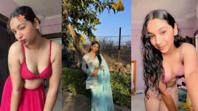 Famous Indian Insta Bhabhi Showing Hairy Pussy while Bathing on Camera