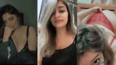 Famous Tik toker Girl Records her Masturbation video in camera leaked