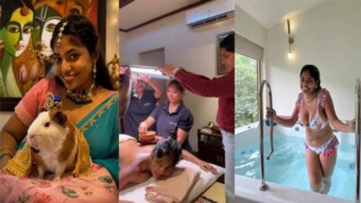 Sexy Tamil Model Satya Rayaprolu Getting Hard Fucked and Massage mms